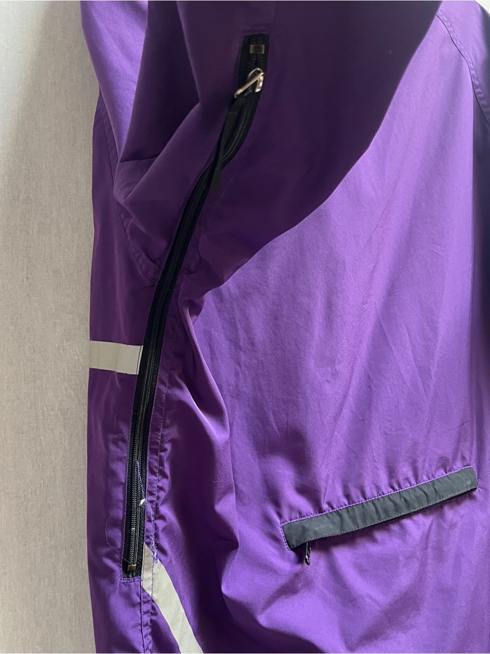 Vintage MEC Performance Cycling Windbreaker Jacket Size Large Reflective Nylon L - Picture 6 of 12